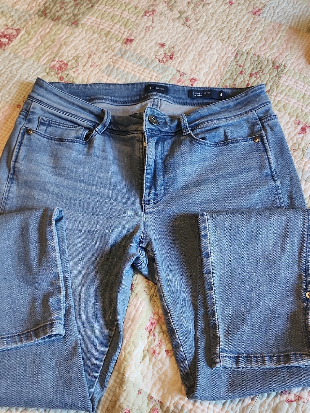 J. Crew Women's Skinny Jeans in Light Blue Wash